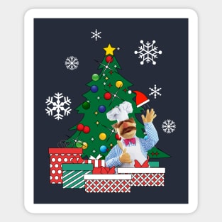 Swedish Chef Around The Christmas Tree Muppets Sticker
